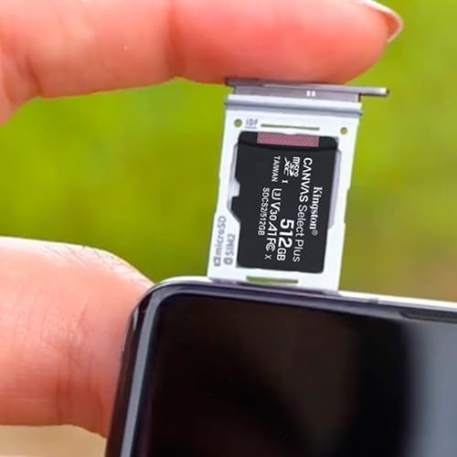 Memoria microSD 128GB Canvas