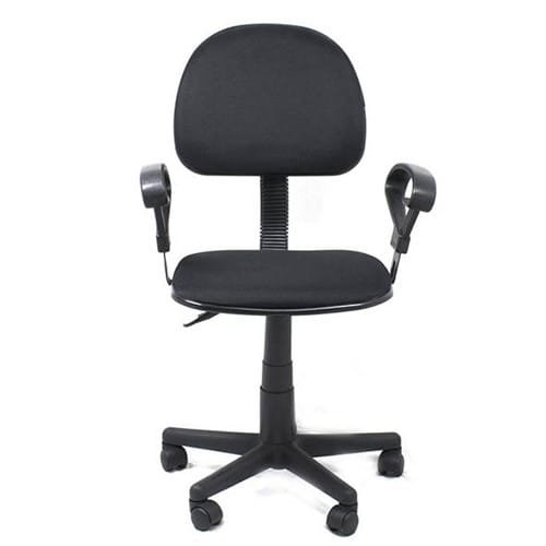 Silla para estudiantes con reposabrazos | Negra