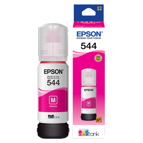 Botella de Tinta Epson T544 Magenta 65ml – Calidad y Rendimiento